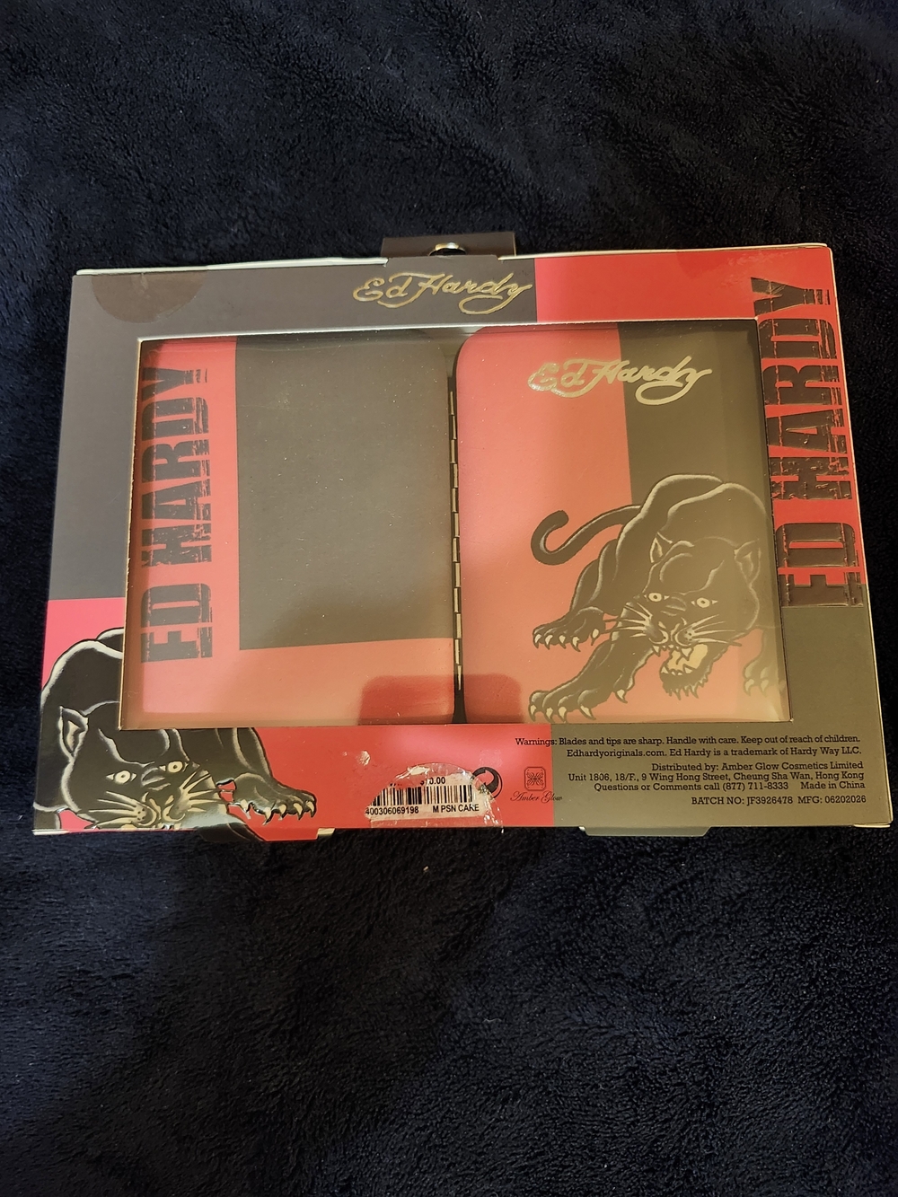 Ed Hardy Red and Black Boxer Briefs Gift Set